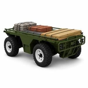 Plataforma UGV 4x4 con control por cable, IP67, alcance de 150 km, para carga agrícola y logística industrial en exteriores - Product Image 1
