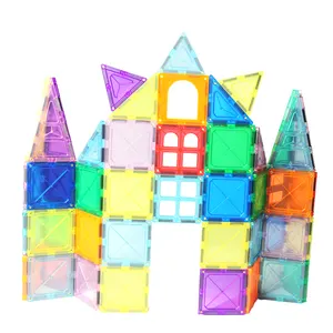 Jouets éducatifs ABS Colorful 108pcs Building Block Sets Magnetic Tiles Toys for kids