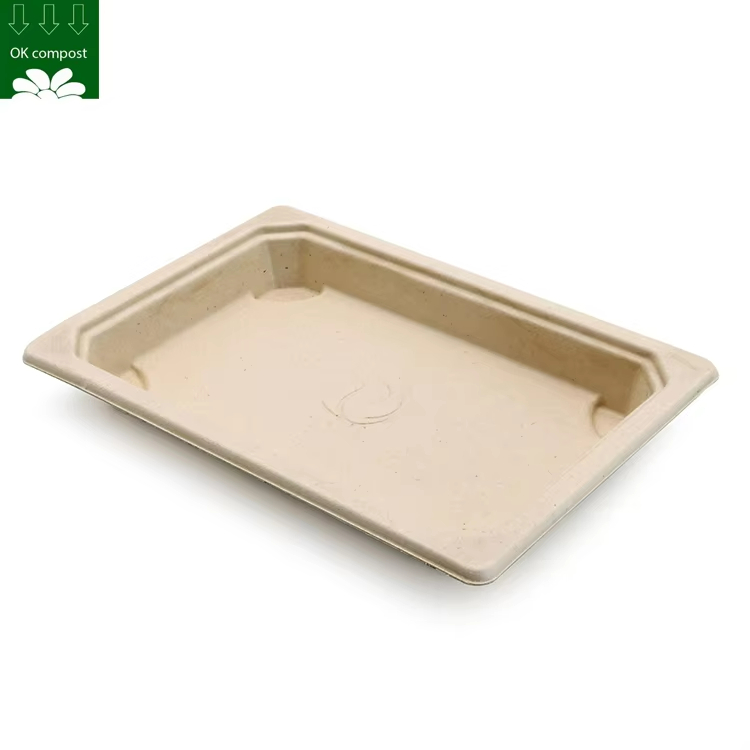 SKU-01 bagasse Meat tray