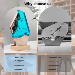 Đại Dương Thế Giới Rùa Đầy Màu Sắc Cá Nàng Tiên Cá Thu Nhỏ Cảnh Quan Thủ Công Trang Trí Thân Thiện Với Môi Hiện Đại Nhựa Bàn Chất Lượng Cao - Product Image 4