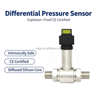 Sensor de Presión Diferencial de Alta Precisión de Acero Inoxidable 316 con Salida RS485, Precisión del 0.5%FS, IP65, Rango de 0~5kPa a 5MPa