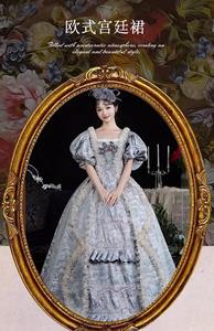 QQWZ281 انخفاض السفينة Ecoparty النهضة ستيم بانك ثوب الملابس الأوروبي ملكة الأميرة ثوب ماري أنطوانيت - Product Image 4