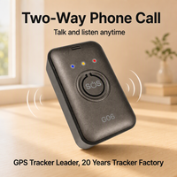 Nuevo Localizador GPS Mini G06 con Alarma SOS, Llamadas Bidireccionales, Antipérdida para Niños, Ancianos y Uso Personal