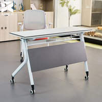 Table pliable, table de bureau, table de conférence modulaire, table pliante, table de réunion, table de formation, bureau de réunion