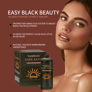 Professional Dark Rapid <strong>Spray</strong> <strong>Tan</strong> <strong>Solution</strong> 1 Liter Fragrance-Free Moisturizing Instant Natural Bronze Streak-Free Body - Product Image 3