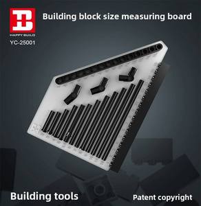 Bloques de Construcción Multifuncionales de Plástico ABS Yuechuang, Regla de Medición y Ensamblaje para Jóvenes, Regalo de Papelería - Product Image 1