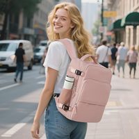 Sac à dos de voyage léger pour femmes Port de charge USB étanche sac à dos décontracté pour collège/travail vol sacs à dos pour ordinateur portable