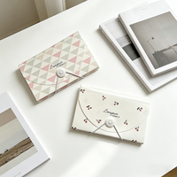 Carpeta de Hojas Sueltas Transparente A6 Mini PP con Logotipo Personalizado, Organizador de Documentos de Oficina, Carpeta para Recibos, Venta al Por Mayor