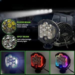 Usine directe 5 pouces 90w projecteur 7 pouces tout-terrain pare-chocs <span class=keywords><strong>avant</strong></span> LED <span class=keywords><strong>feux</strong></span> tout-terrain toit LED <span class=keywords><strong>feux</strong></span> <span class=keywords><strong>de</strong></span> travail <span class=keywords><strong>feux</strong></span> antibrouillard - Product Image 6