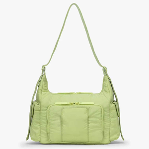 Borsa Fasciatoio a Tracolla in Nylon di Qualità con Funzione Impermeabile, Capacità 2L, Chiusura a Cerniera - Contenitore Funzionale per Pannolini - Product Image 1