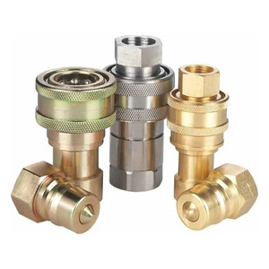 Acopladores hidráulicos KZD de 1-1/2 pulgadas con rosca BSP/NPT hembra/macho para tractores - Product Image 2