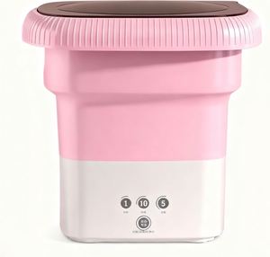Mini Fully Automatic Portable Foldable Front-Loading Electric Washing Machine 4.6-5.5kg Capacity Class Energy Efficient Manual - Product Image 1