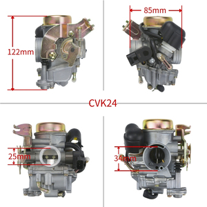 CVK24 24.5mm starter électronique Compatible GY6 100 125 150cc KLX125 KSR110 CRF150F XR125L Scooters vtt moto carburateur - Product Image 2