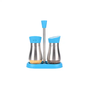 Fournisseur direct Poivrière et salière de <span class=keywords><strong>meilleure</strong></span> qualité avec tamis à manchon en acier inoxydable Pots à épices pour barbecue Salière et poivrière - Product Image 3