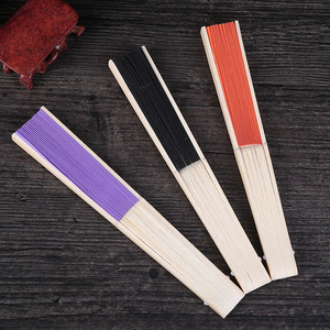 Quà Tặng Đám Cưới 21Cm Trắng Giấy Gấp <span class=keywords><strong>Fan</strong></span> Biểu Tượng Tùy Chỉnh Quạt Tay Tre - Product Image 4