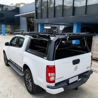 Capot rigide en alliage d'aluminium pour pick-up Holden Colorado RG Double Cab, étanche, verrouillable, sans perçage