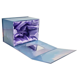 Caja de Regalo de Lujo con Espejo, Set de Regalo de Cosméticos, Cajas Magnéticas Vacías para Cuidado de la Piel, Caja de Cartón para Pestañas, Tubo, Empaque de Belleza Personalizado - Product Image 5