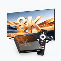 Boîtier TV Android 14 H96 MAX RK3576(M9S) 8K en promotion, nouveau modèle, 2 Go 16 Go, avec télécommande Bluetooth, pour l'Europe