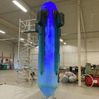 Décoration de scène gonflable personnalisée pour la cérémonie d'ouverture des e-sports, sculptures géantes de personnages de jeux gonflables