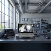 Portátil Robusto de 15.6 Pulgadas con Batería Intercambiable en Caliente, Intel I7, 32 GB de RAM, 512 GB SSD, IP65 para Uso Industrial