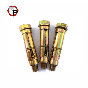 M6 M8 M10 Carbon Steel Yellow Zinc Plated Heavy Duty Rawl <strong>Bolt</strong> 3 Pcs 4pcs Three-piece <strong>Fixed</strong> Anchor <strong>Bolts</strong> - Product Image 6