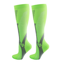 Chaussettes de pression de sport personnalisées pour adultes, cyclisme, mollets, chaussettes de football au-dessus du genou