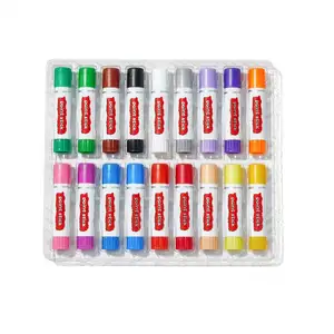 Suministros de arte para estudiantes, Material de pintura Jumbo, juego de crayones de 24 colores, acuarela lavable, pintura Gouache, crayones solubles en agua