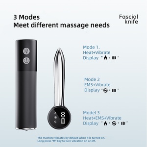 Massageador Elétrico Gua Sha de <span class=keywords><strong>3</strong></span> Níveis para Relaxamento Profundo dos Tecidos, Massagem Muscular e Articular, Pistola de Massagem para Costas, Faca Fascial - Product Image 5