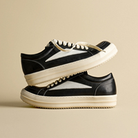 Chaussures décontractées en cuir véritable pour hommes, style créateur, confortables, à semelle épaisse, rehaussantes, pour la marche
