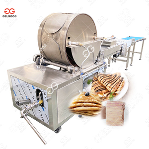 Commercial Automatic <b>Pancakes</b> Square Spring Roll Wrappers <b>Machine</b> Making Skin Of Spring Rolls line - Product Image 4