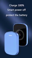 Ultraflache 10000mAh Tragbare Powerbank 15W Magnetisches Kabelloses Schnellladegerät PD 20W Schnellaufladung LED-Stromanzeige für iPhone 18