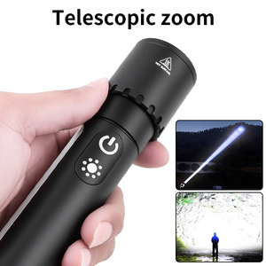 X725 ไฟฉายแบบชาร์จไฟได้ 3500mAh LED แสงสีขาวเดินป่าตั้งแคมป์กลางแจ้งใช้กับตะขอแม่เหล็กและไฟด้านข้าง - Product Image 5