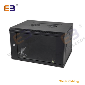Boîtier de données télécom 19'' avec porte vitrée <span class=keywords><strong>9U</strong></span>, armoire réseau murale, <span class=keywords><strong>coffret</strong></span> portable pour serveur et commutateur <span class=keywords><strong>informatique</strong></span>, en stock - Product Image 6