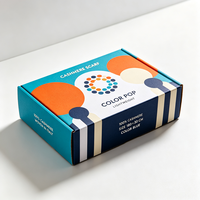Boîte cadeau de luxe personnalisée Pop Art Navy, emballage contemporain recyclable pour cadeaux de mode italiens, échantillon de conception gratuit en 72h