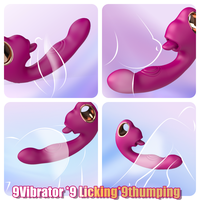 Vibrateur S-HANDE OEM Flapping G Spot, vibrateur à léchage de langue, stimulation du clitoris, vibrateur sexuel pour femmes