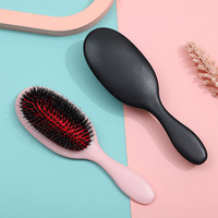 Brosse à cheveux de massage du cuir chevelu humide et sec en gros d'usine manche en plastique peigne de coiffure professionnel pour femmes cheveux bouclés