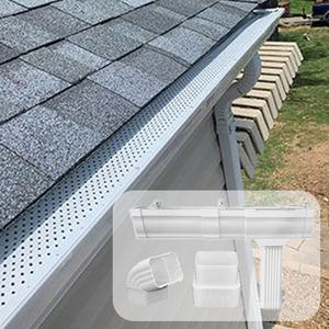 <span class=keywords><strong>Gouttière</strong></span> d'eau de pluie en <span class=keywords><strong>PVC</strong></span> <span class=keywords><strong>Gouttière</strong></span> de toiture <span class=keywords><strong>Gouttière</strong></span> en <span class=keywords><strong>PVC</strong></span> Tuyau de descente et raccords de tuyauterie Matériaux de construction - Product Image 1