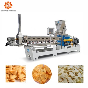 Extrusora Automática de Doble Tornillo de Acero Inoxidable, Máquina Triangular para Hacer Chips de <span class=keywords><strong>Doritos</strong></span> Fritos, Bugles y Otros Snacks para Granja - Product Image 3