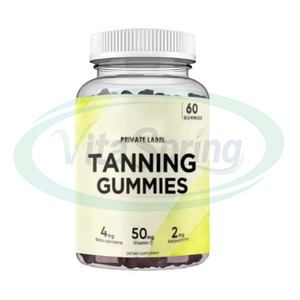 Vitaspring oem דוב ויטמינים שיזוף gummies עם בטא קרוטן ליקופן selenium gummies עבור המערכת החיסונית - Product Image 1