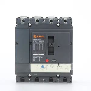 SSPD AC 500V 800V 3P 4P 100 ampères 160 ampères Disjuntor Controle de Qualidade Personalizado Baixa Tensão NSX MCCB