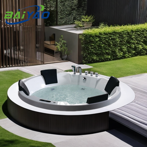 <span class=keywords><strong>Baignoire</strong></span> <span class=keywords><strong>de</strong></span> luxe moderne pour hôtel, encastrée, avec spa à remous intégré, en acrylique, pour hydrothérapie et massage - Product Image 6
