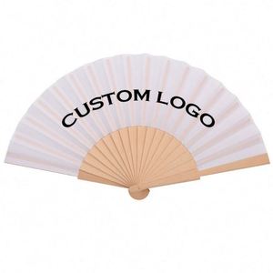 <b>Personalised</b> Decorative Hand <b>Fan</b> for Wedding Bridal Festival Party and Daily Use Portable Foldable <b>Fan</b> with Custom Print - Product Image 3