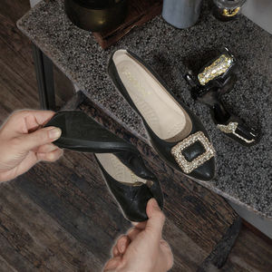 Chaussures pour femmes de haute qualité, douces et confortables, sexy, à bout pointu, plates, à enfiler, motif uni, été, printemps, grandes tailles 34-45 - Product Image 3