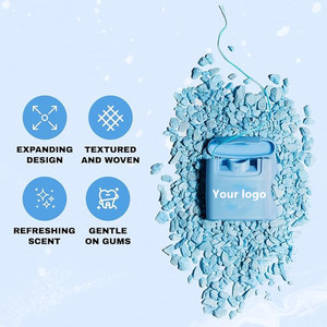 Tùy chỉnh xỉa màu logo thương hiệu thân thiện với trẻ em chuỗi xỉa với dầu dừa Polyester mở rộng xỉa với Bạc Hà tươi - Product Image 4