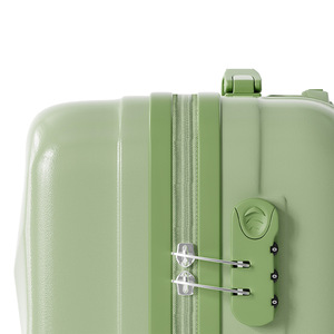 Green Grass 24 Inch Trolley <b>Suitcase</b> With 360 Degree Spinner Wheels Durable Zipper Closure Unisex Leisure Travel <b>Suitcase</b> - Product Image 3