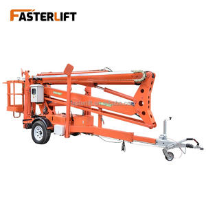 10m 20m 30m 40m 45m Spider Man Boom Platform angkat beban diderek dengan daya baterai elektrik Diesel - Product Image 5