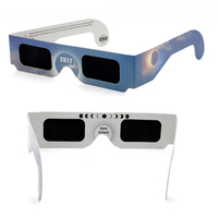 Lunettes d'éclipse solaire en papier certifiées ISO de qualité supérieure - Observation sûre et abordable