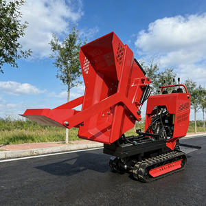 Camión Volquete Pequeño con Orugas para Transporte de Materiales Básicos como Grava, en Ingeniería de Construcción de Carreteras y Conservación de Agua - Product Image 2