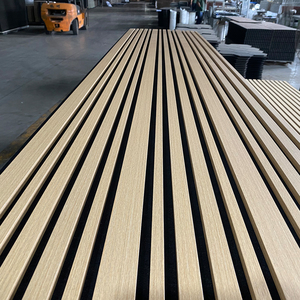 Panneaux acoustiques en bois plaqué personnalisables, lattes <span class=keywords><strong>de</strong></span> bois 60x60cm, écologiques, style européen et <span class=keywords><strong>américain</strong></span>, pour murs et plafonds <span class=keywords><strong>de</strong></span> salles <span class=keywords><strong>de</strong></span> concert - Product Image 6