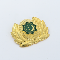 Pin Bros Logam Berkualitas Tinggi Logo Kustom Pabrik, Lencana Pin Kerah Pakistan, Patch Lencana Bahu untuk Seragam Petugas Blazer